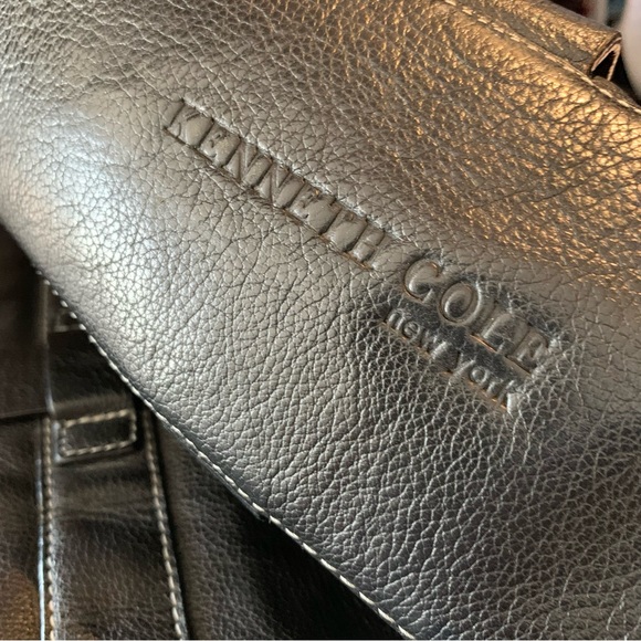 Kenneth Cole NY Black Leather Bag - Picture 11 of 12